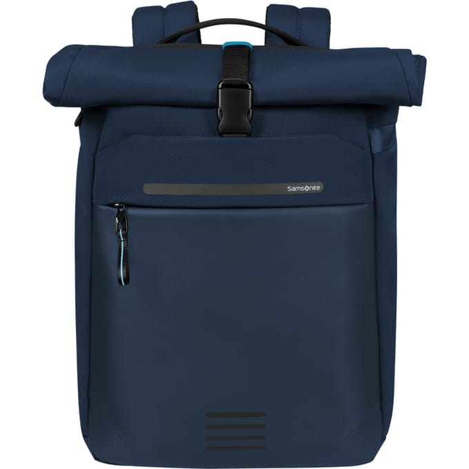 Samsonite rugzak - Moderny rolltop backpack 15.6 inch 25.5 l - blue