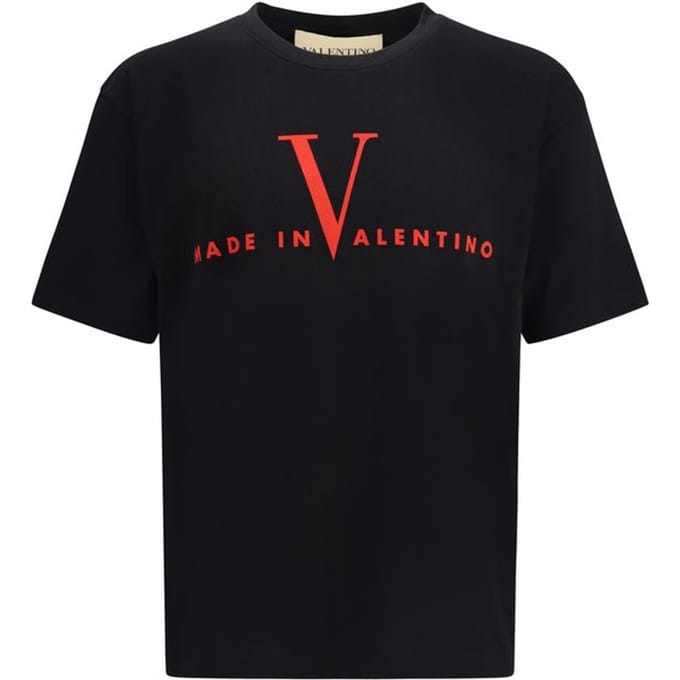 Valentino Zwarte Katoenen T-shirt