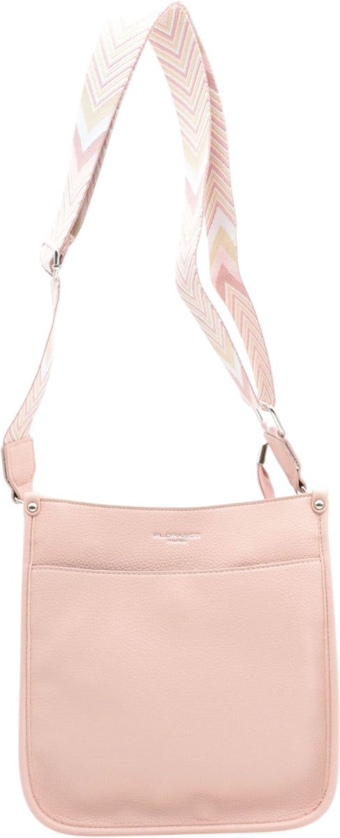Flora & Co - crossbodytas - fashion riem - roze