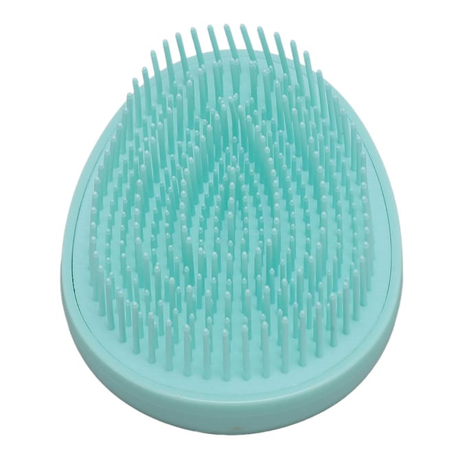 5 pcs Peigne à Cheveux Brosse Oeuf Peigne à Manche Rond Utilisation Sèche Humide Portable Massage Démêlage Coiffage blue