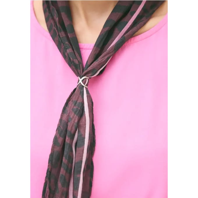 Ruitvormige bandana met ring