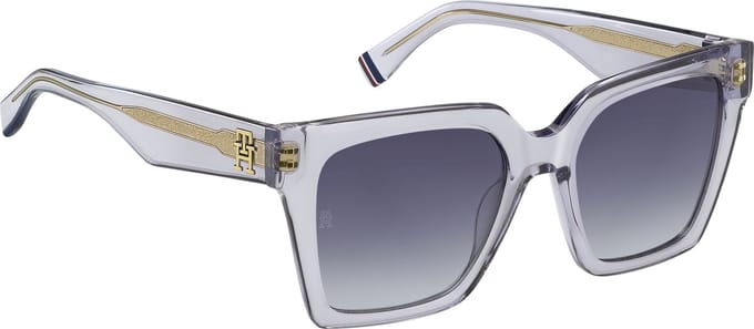 Tommy Hilfiger Th 2100/S Rechthoekig Acetaat Vrouwen Zonnebril