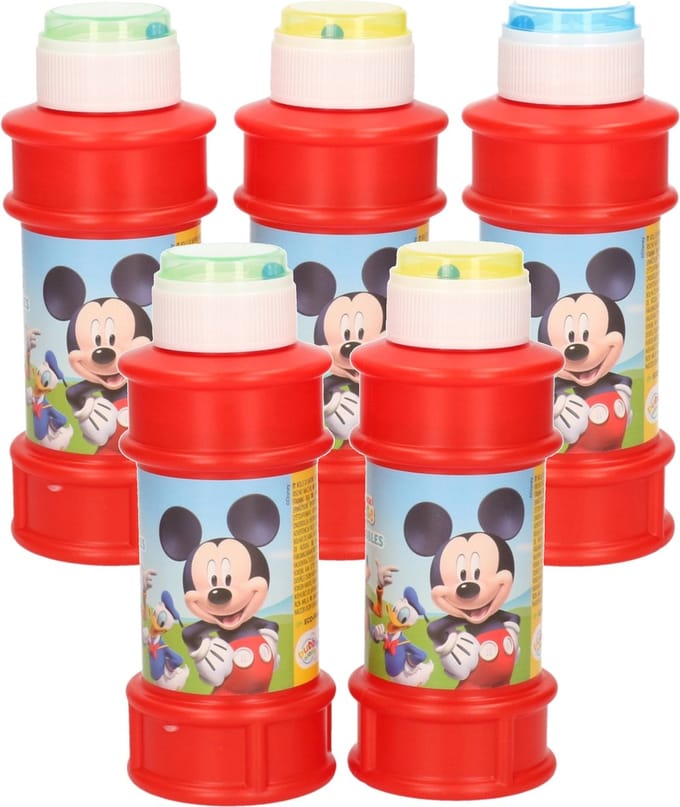 Disney Mickey Mouse bellenblaas - 10x - met spelletje - 175 ml - voor kinderen