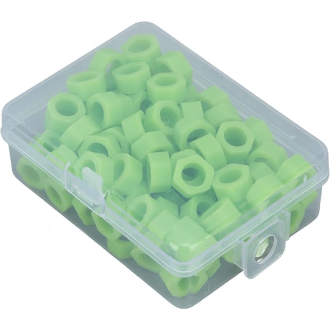 100 stuks Tandheelkundige Code Ringen Siliconen Kleurcode Instrument Ringen voor Instrumenten Identificatie Groen groen
