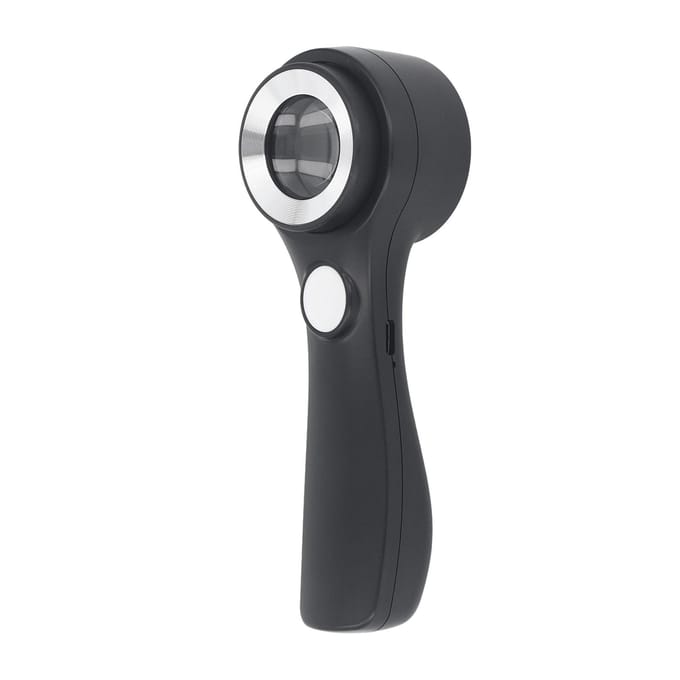 Loupe portative 60X éclairée, rechargeable par USB, LED, pour