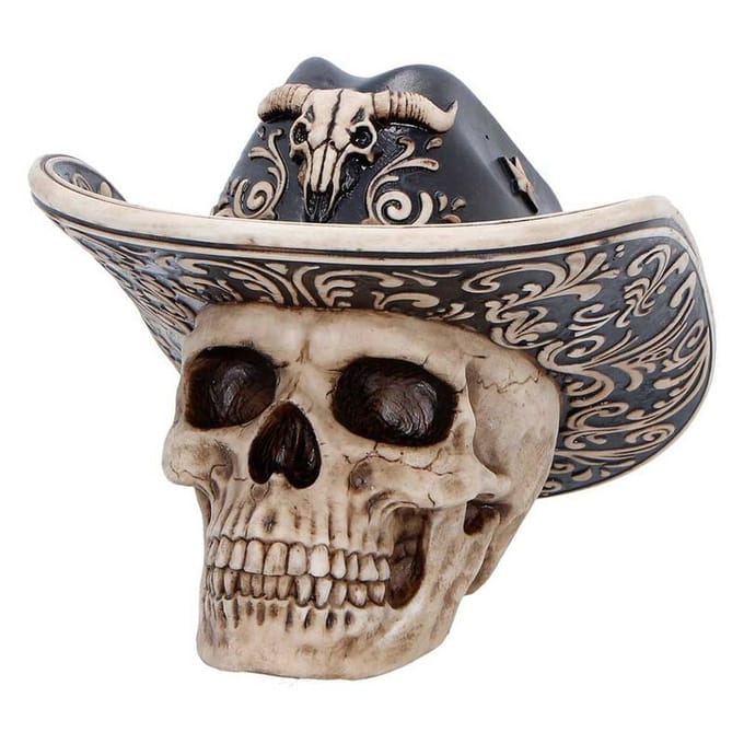 Nemesis Now - Gothic Schedel - Wild West - voor Geen - meerkleurig