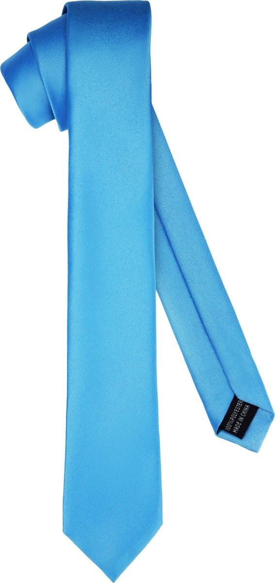Ladeheid Smal Stropdas - Stropdassen voor heren - Lengte: 150 cm, Breedte: 6 cm - Turquoise - LA-EA-TMM-6
