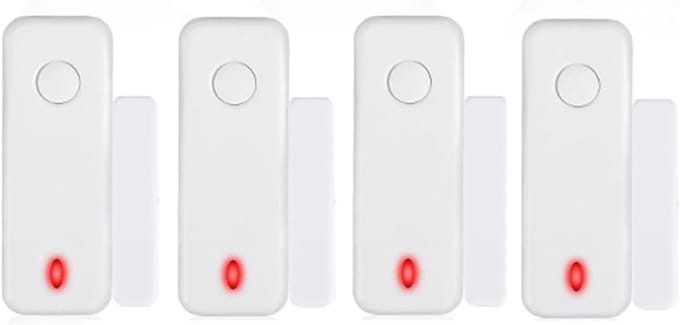 Beveiligingsalarmsysteem - Inbreker Melder - Huis Beveiligen - Tweeweg Intercom - 1500 Gram - Wit