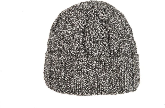 Hatland - Beanie voor heren - Nasim Windstopper - Antraciet - maat Onesize