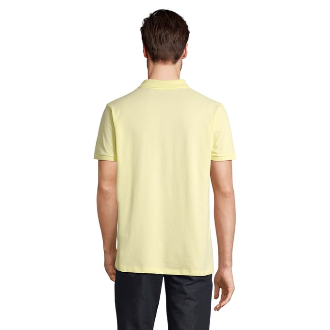 SOLS Heren Planet Poloshirt (Lichtgeel)