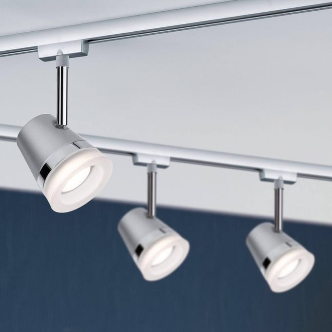 Paulmann Cone 230V-railsysteem lamp URail GU10 10 W LED Chroom (mat), Chroom