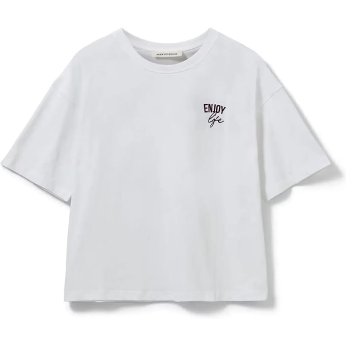 T-shirt met opdruk geniet van het leven voor dames Sofie Schnoor Vera