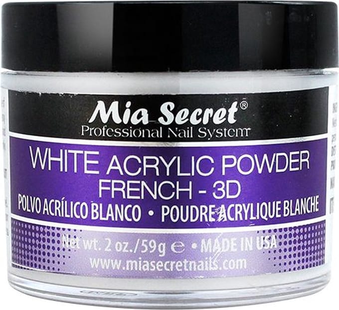 Acryl Poeder Wit 60ml.