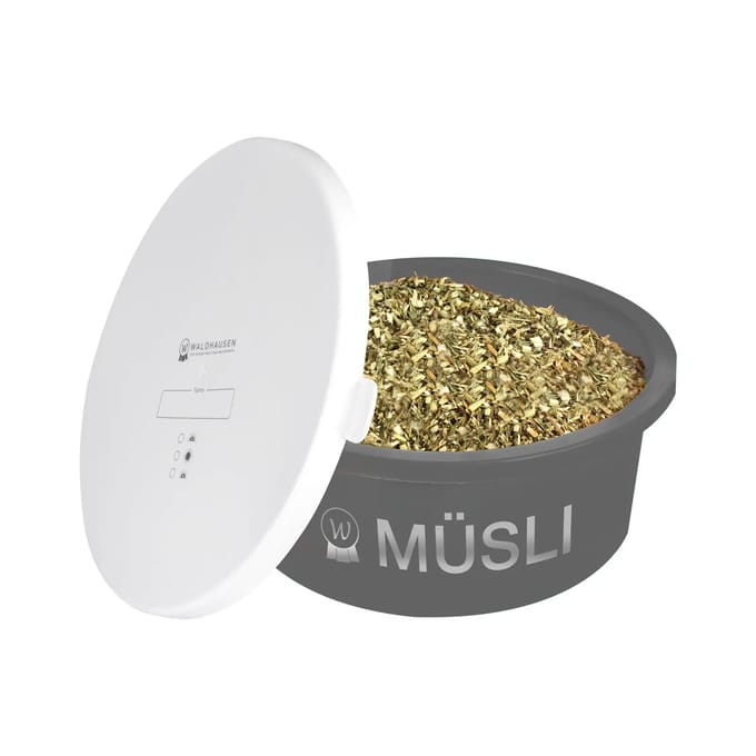 Waldhausen Muesli Schaal 5 l - Voerbewaarbak - Grijs