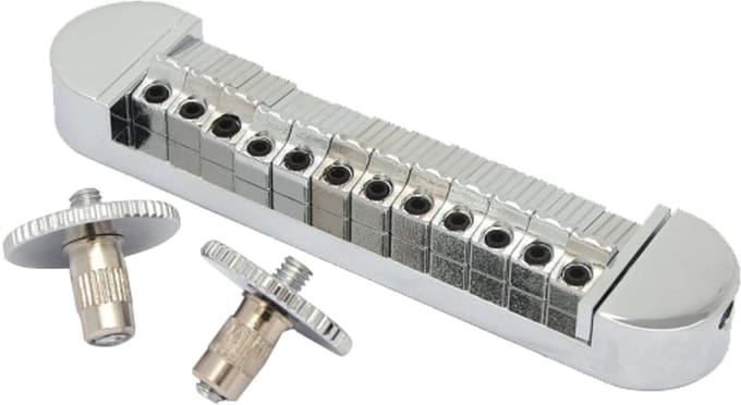 Duesenberg Duesenberg 12-String Bridge Chrom, M4, Abst. 73,5mm - Gitaaronderdeel