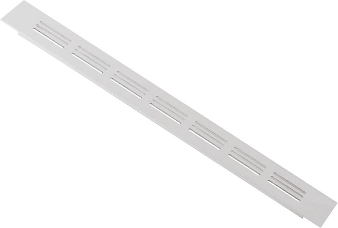 Aluminium Ventilatie Rooster Rechthoekig Wit 300x40mm