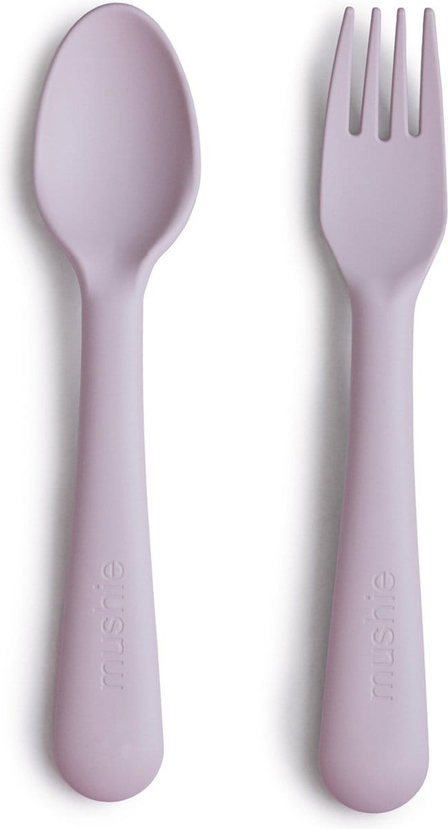 Mushie Kinderservies Vork Lepel