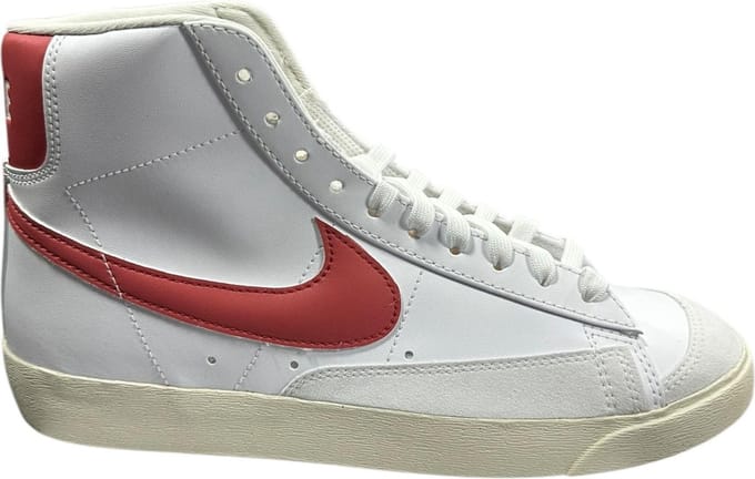 Nike - Blazer Mid '77 NN - Sneakers - Dames - Wit/Rood - Maat 39