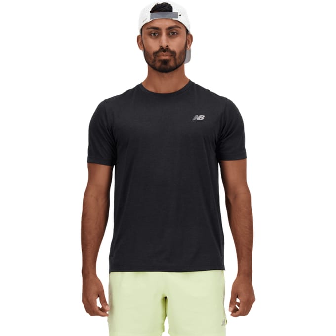 New Balance Rc Essential T-shirt Black Taglia: 2XL | Magliette basic Outlet | Uomo | Nero