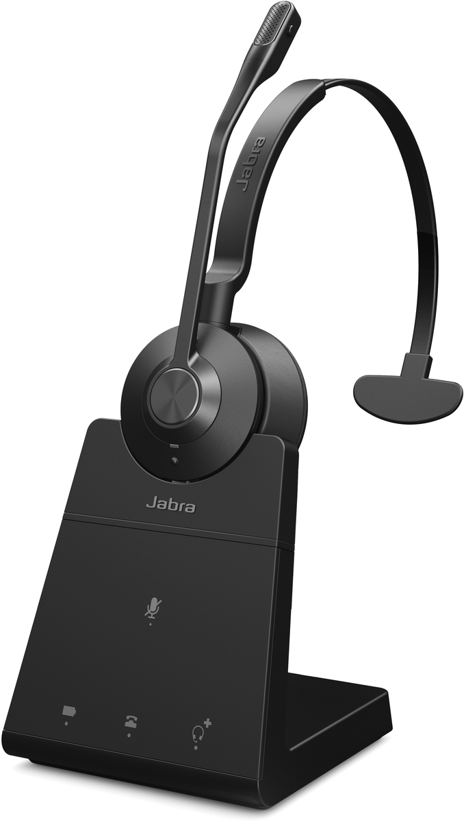 Jabra Engage 45 SE Headset Draadloos Hoofdband Kantoor/callcenter Zwart