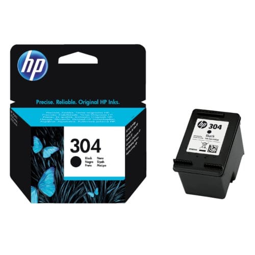 Inktcartridge hp n9k06ae 304 zwart