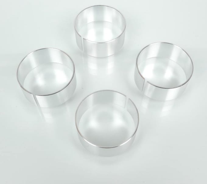 Diameterverloopset 41/39mm voor koplampsteun Mad voor motor tuning Nieuw