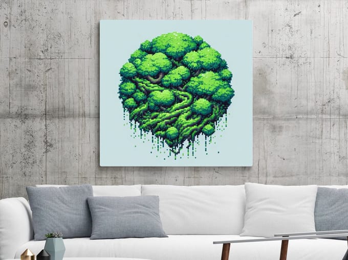 Kunstprint | Wanddecoratie | Canvas | 100 × 100 cm
