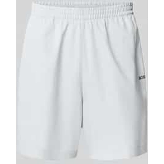 Regular fit korte broek van ademend materiaal