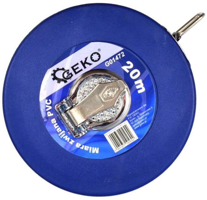 GEKO Meetlint - Glasvezel - Waterbestendig - 20 m - PVC Behuizing