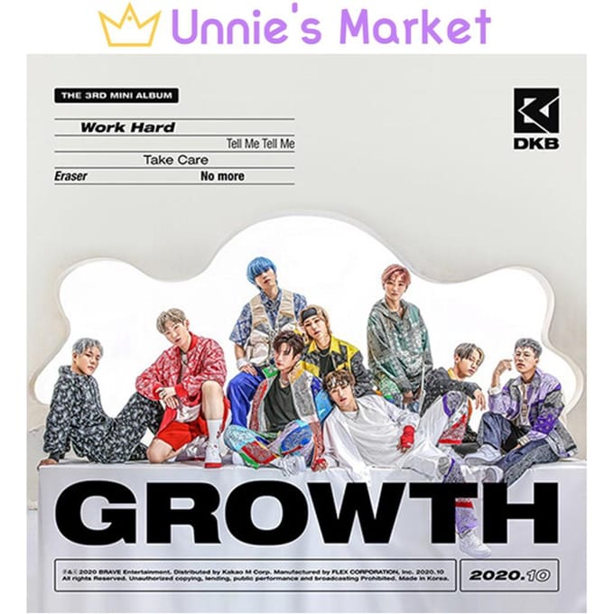 DKB - GROWTH / 3e Mini-album no poster white