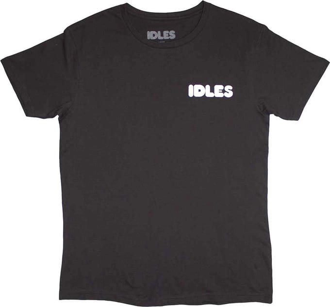 Idles - Cartoon Flower Heren Tshirt - L - Zwart