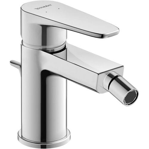 Duravit B.1 single lever bidet mixer with pop-up waste B12400001010