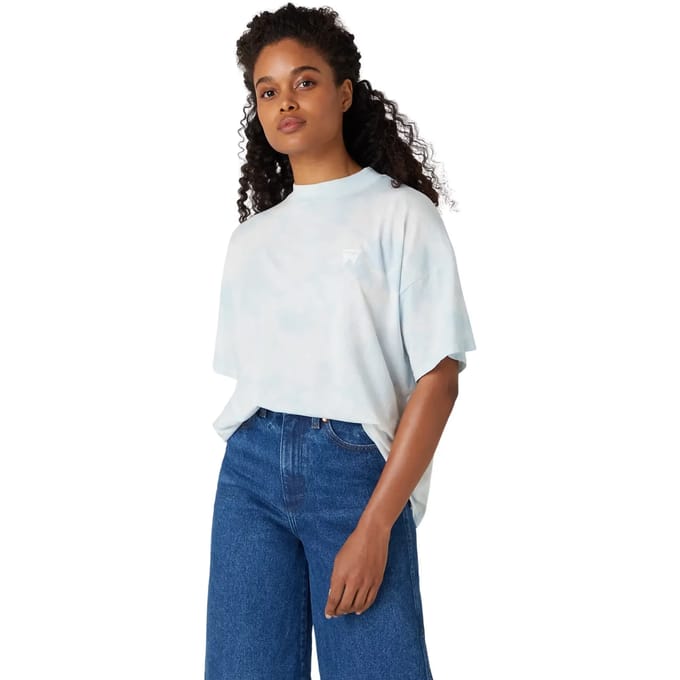 Dames-T-shirt met ronde hals Wrangler