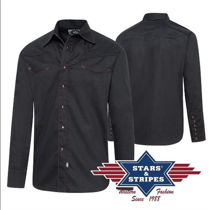 Stars & Stripes - Western Shirt - Jack black - Maat M