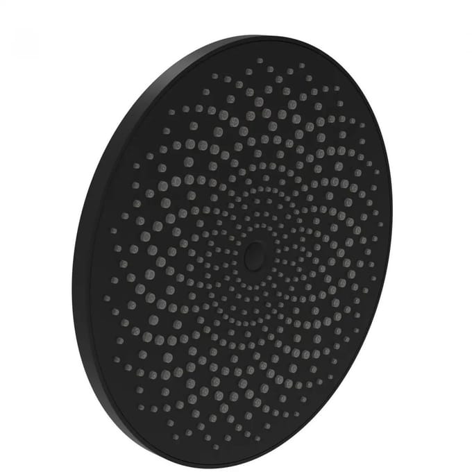 Stortdouchekop Zwart | Diameter 26 cm | Per Stuk