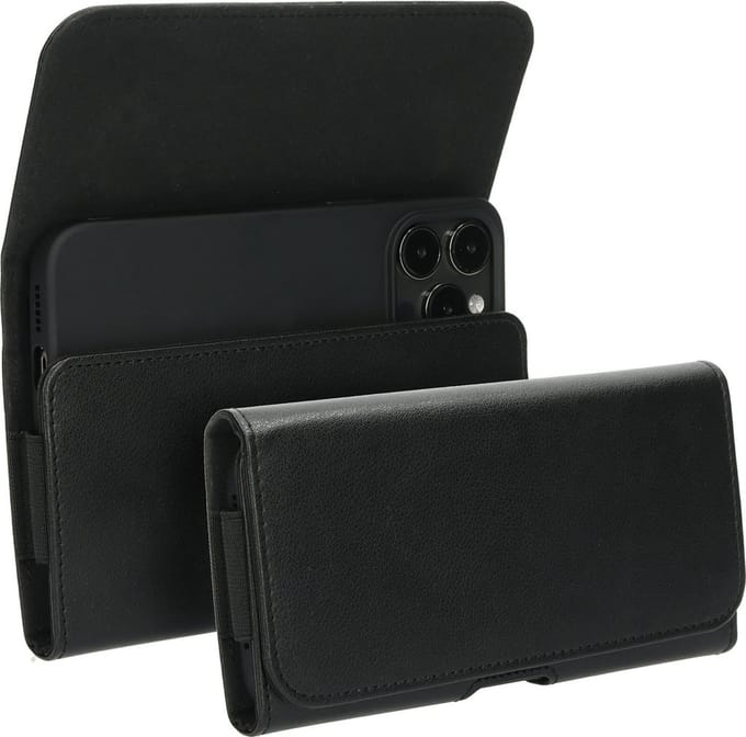 Mobiparts Classic Belt Case geschikt voor Size XL - Zwart