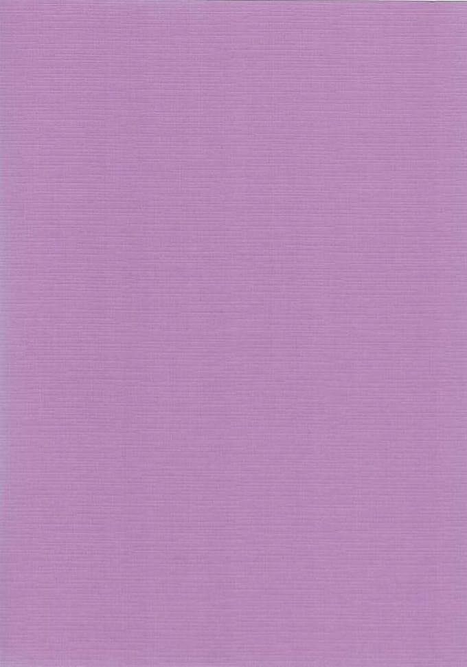 20 Linnen kaarten papier - A5 - Lila - Cardstock - 21 x 14,8cm - 240 grams - karton