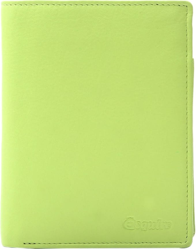 Esquire Leren Portemonnee Viktoria Wallet Sharp Green Lichtgroen