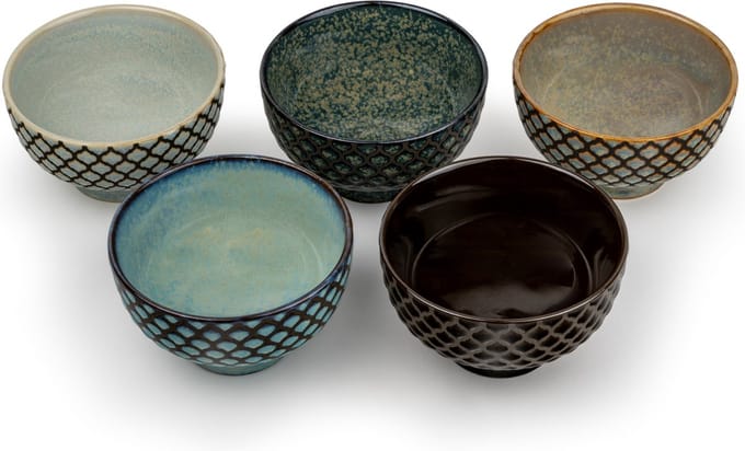 Bredemeijer - Schaaltjes Sara - Set van 5 - Porselein