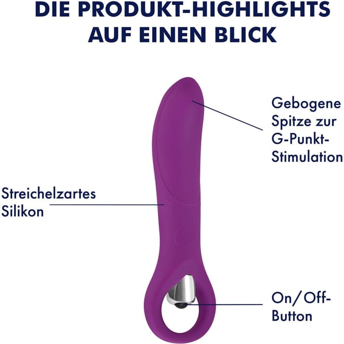 G-Spot siliconen vibrator met haltering