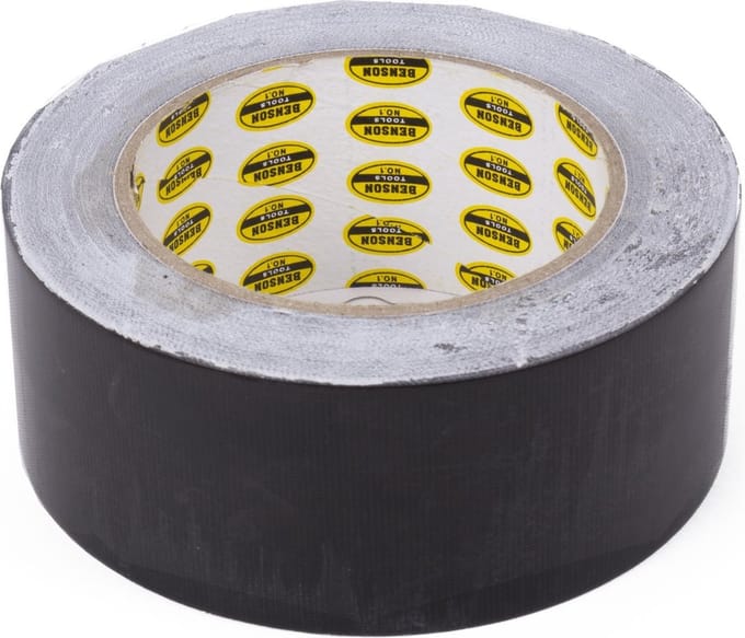 Benson Reparatietape - Sterk en waterproof - 48 mm x 25 meter - Space zwart
