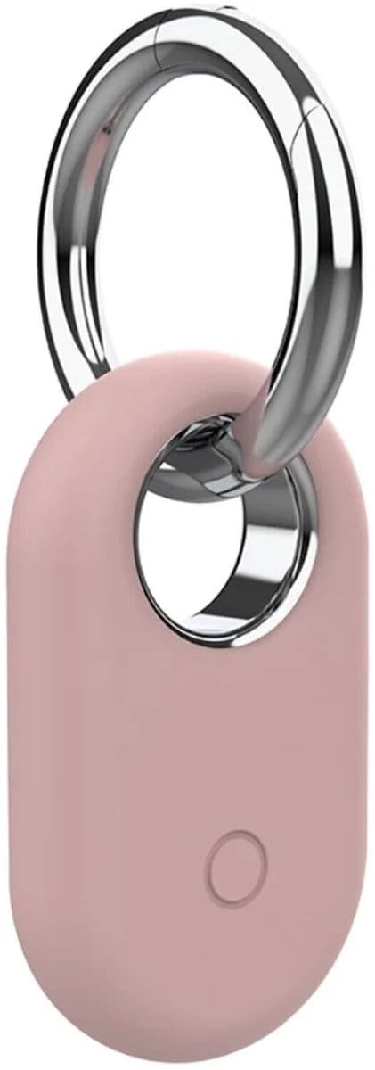Samsung Galaxy SmartTag 2 Hoesje Siliconen met Ring Roze