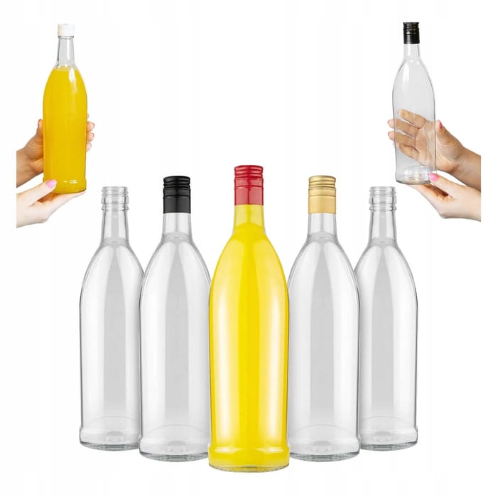 Bimberek Iskra - Glasfles Set - 500ml - Voor Dranken - Hoogwaardige Kwaliteit