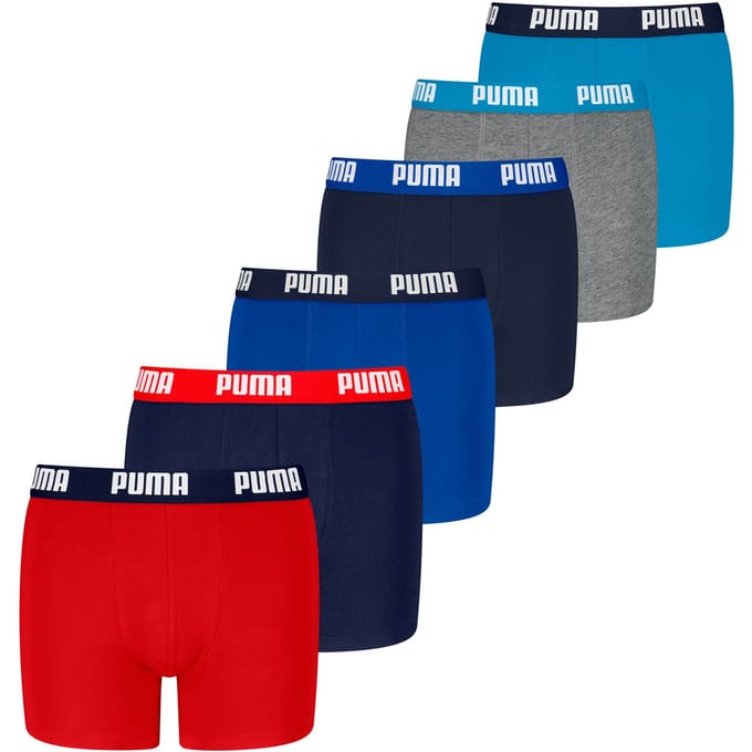Puma boxershort jongens kinderondergoed, set van 6