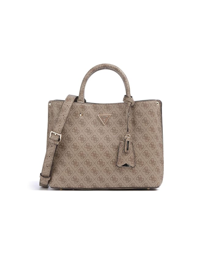 Guess Meridian II Girlfriend - Handtas 30 cm (latte logo)