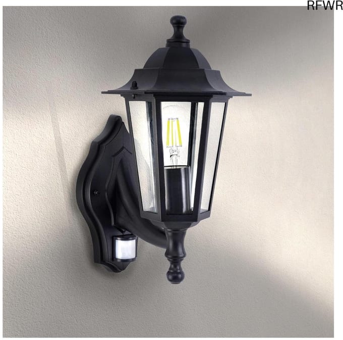 RFWR® LED Wandlamp met Bewegingssensor - E27 Fitting, IP44, Buitenverlichting voor Tuin