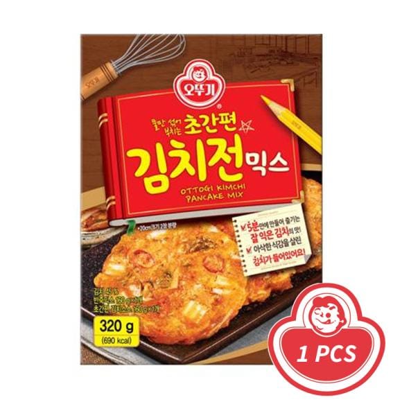 Ottogi Mélange à crêpes au Kimchi 320g (3 Options) 1pcs red
