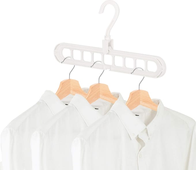 Springos Kledinghanger - Ruimtebesparend - 9 in 1 - Kleding Organizers