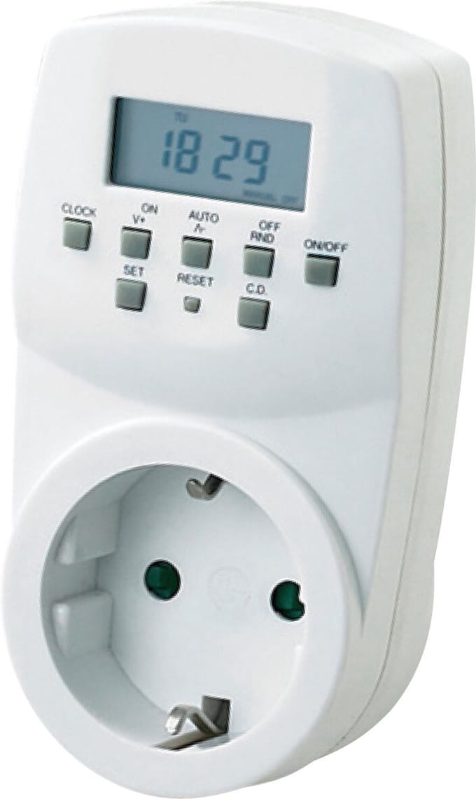 Tijdschakelaar - Digitale Schakelklok - 3500W - Wit | Nederland