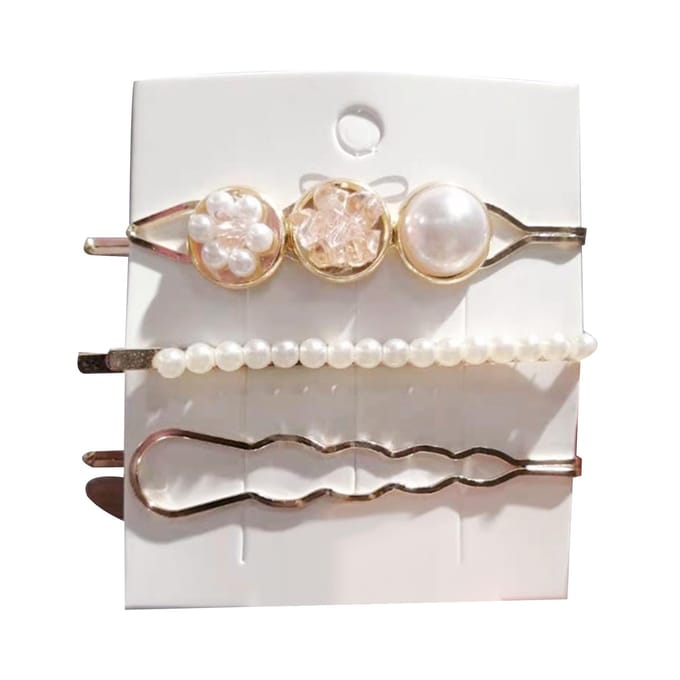 Parelclip Delicaat Exquise Legering Modieus Meisje Haarspelden voor Haaraccessoires Wit wit